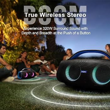 Amazon.com: DOSS Extreme Boom Pro 100W Portable Speaker, 2+2